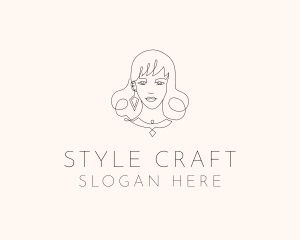 Lady Fashion Style Accessory logo design