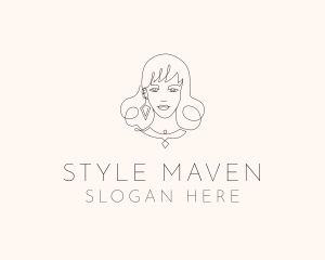 Lady Fashion Style Accessory logo design