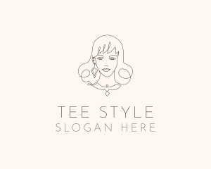 Lady Fashion Style Accessory logo design