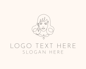 Influencer - Lady Fashion Style Accessory logo design