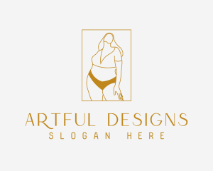 Sexy Chubby Model logo design