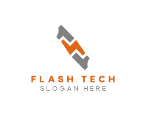 Flash - Flash Lightning Map Number 11 logo design