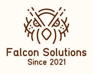 Fierce Brown Eagle logo design