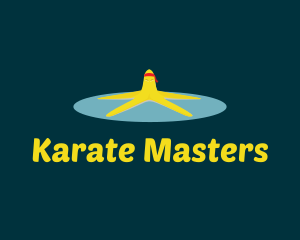 Karate - Banana Star Bandana logo design