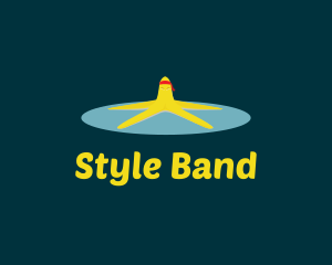 Headband - Banana Star Bandana logo design