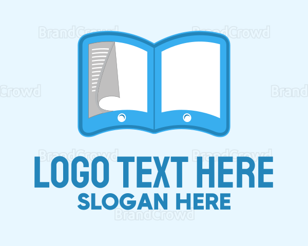 Tablet Ebook Pages Logo