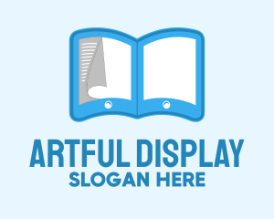 Tablet Ebook Pages logo design