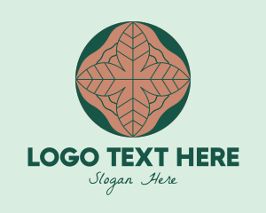 Eco Friendly - Minimalist Nature Leaves logo design