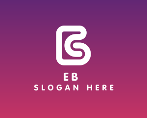 Modern Letter B  Logo