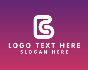 Tape - Modern Letter B logo design