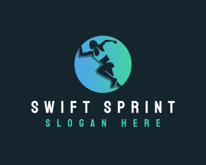 Marathon Sprinting Sports logo design