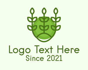 Farming - Leaf Vine Plant logo design
