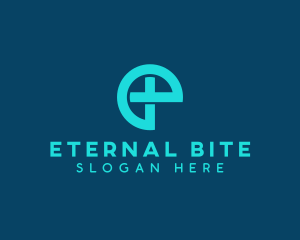 Medical Hospital Letter E logo design