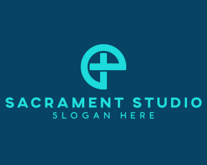 Sacrament - Medical Hospital Letter E logo design