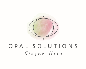 Elegant Watercolor Letter O logo design