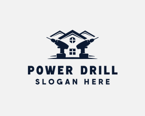 Drill - House Drill Tools logo design