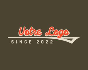 Bistro - Retro Varsity Business logo design