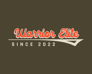 Author - Retro Varsity Business logo design