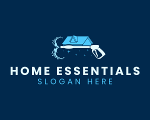 Household - Pressure Wash Home Cleaning logo design