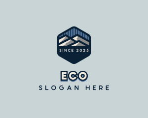 Outdoor Mountain Hiking Logo