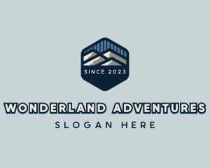 Outdoor Mountain Hiking logo design