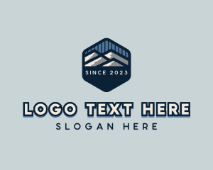 Outdoor Mountain Hiking Logo