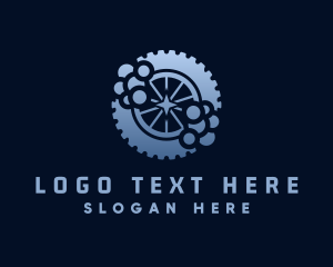 Cleaning - Gear Wheel Cleaning logo design