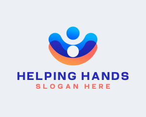 Volunteer - People Community Volunteer logo design