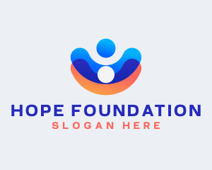 Non Profit - People Community Volunteer logo design