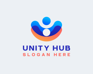 Community - People Community Volunteer logo design