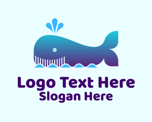 Happy Whale Sea Logo