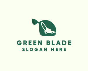 Garbage Bag Lawnmower  logo design