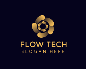 Tech Software Spiral logo design