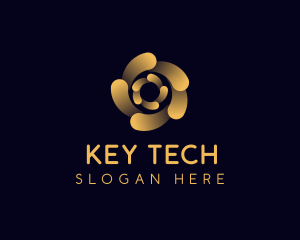 Tech Software Spiral logo design