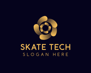 Tech Software Spiral logo design