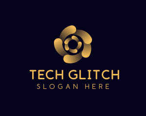 Tech Software Spiral logo design