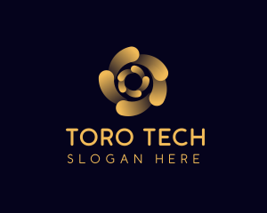 Tech Software Spiral logo design