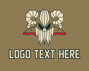 Video Game - Video Game Viking Warrior logo design