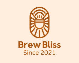 Brew - Hot Brewed Coffee logo design