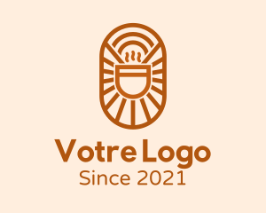 Latte - Hot Brewed Coffee logo design