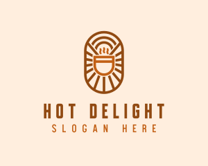 Hot Brewed Coffee logo design