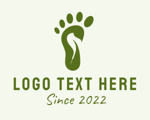 Relax - Green Foot Acupuncture logo design