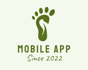 Yoga - Green Foot Acupuncture logo design
