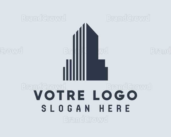 Building Tower Property Logo