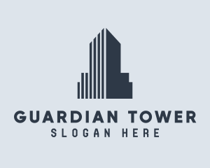 Building Tower Property logo design