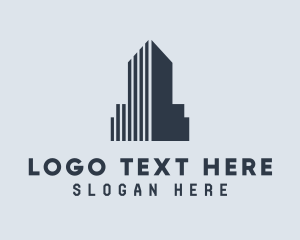 Office Space - Building Tower Property logo design