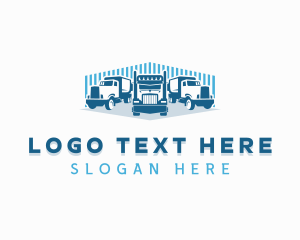 Shipment - Truck Fleet Transportation logo design