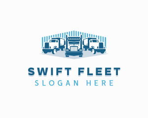 Truck Fleet Transportation logo design