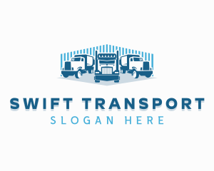 Truck Fleet Transportation logo design