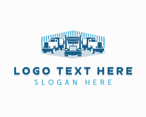 Transportation - Truck Fleet Transportation logo design